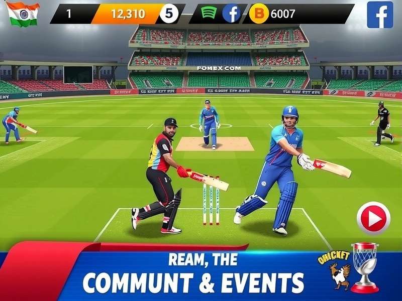 Cricket Warriors India Game Screenshot